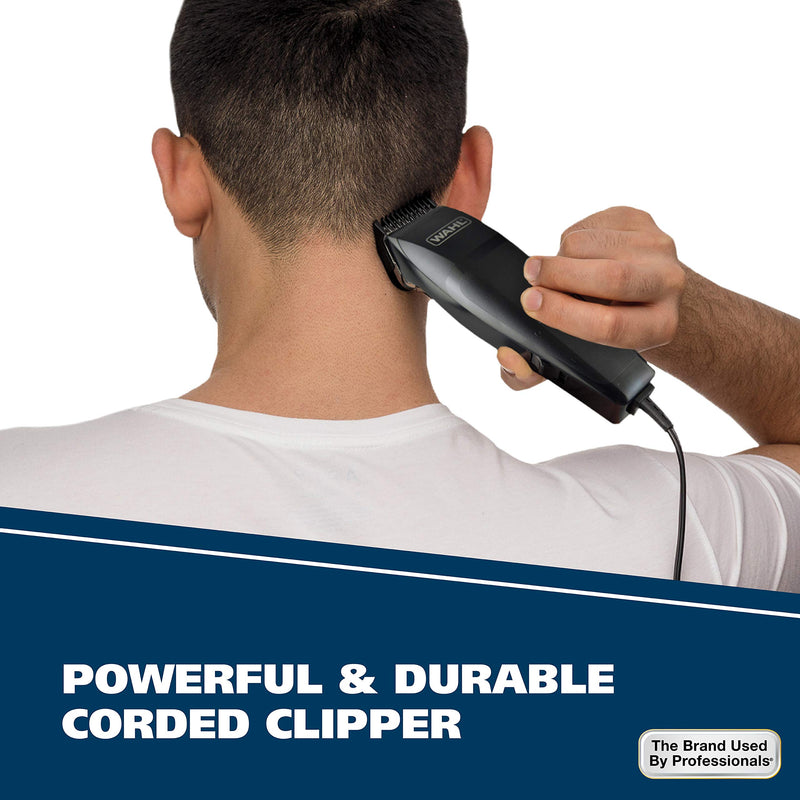 [Australia] - Wahl Clipper Corp Pro 14 Piece Styling Kit with Hair Clipper and Beard Trimmer for Total Body Grooming - Model 79450, Chrome 