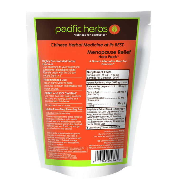 [Australia] - Pacific Herbs Natural Menopause Relief Herb Pack 