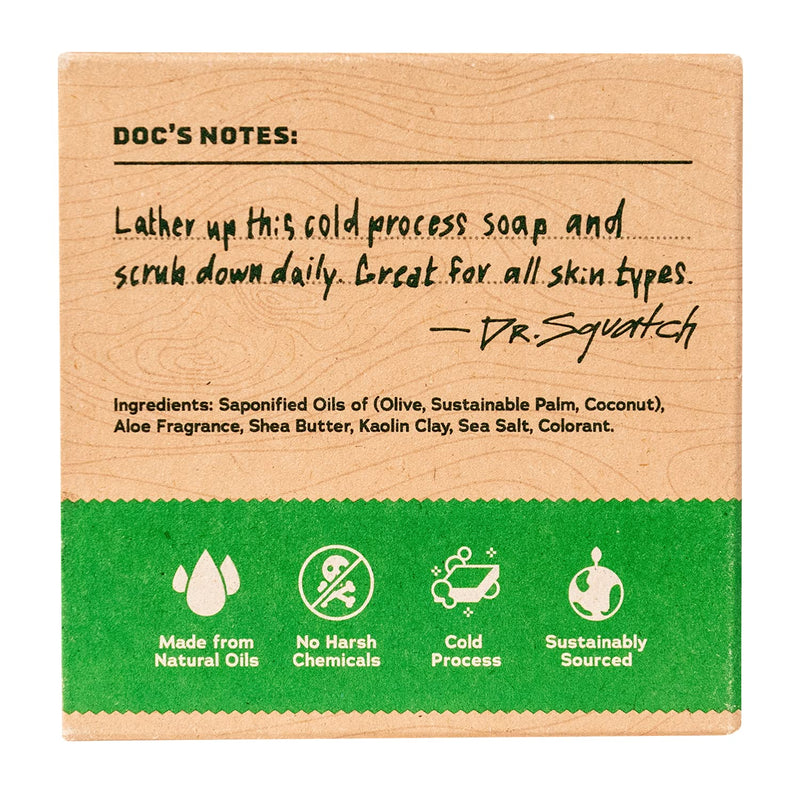 [Australia] - Cool Fresh Aloe Soap for Men – Naturally Refreshing Aloe Vera Soap for Men with Organic Oils – Bar Handmade in USA by Dr. Squatch Cool Fresh Aloe 