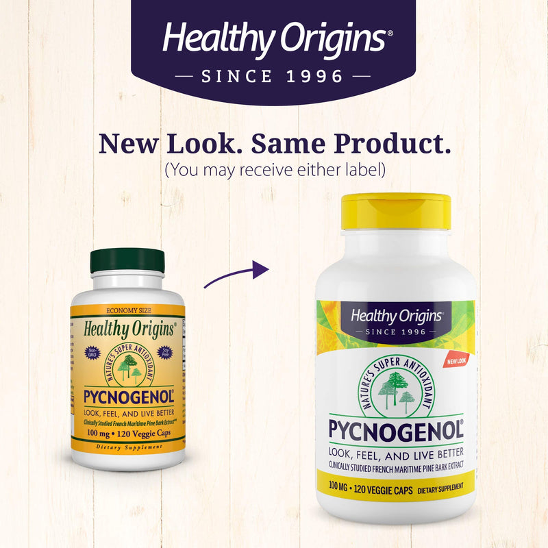 [Australia] - Healthy Origins Pycnogenol (Nature's Super Antioxidant) 100 mg, 120 Count 120 Count (Pack of 1) 