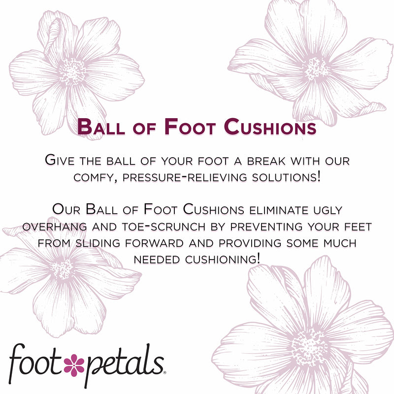 [Australia] - Foot Petals Womens Ball of Foot Cushions, Long Lasting Pain Relief, Women's High Heel Insert Khaki One Size 