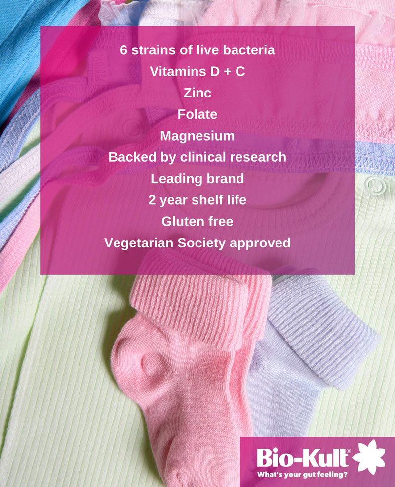 [Australia] - Bio-Kult Pregnéa - A Pregnancy Supplement for Prenatal, Pregnancy & Postnatal Support with Folic Acid, Vitamin D, Magnesium, Zinc, Vitamin C + 6 Strains of Live Bacteria, 60 Capsules 