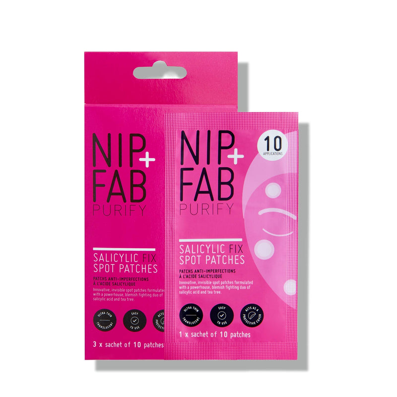 [Australia] - Nip + Fab Salicylic Acid Fix Spot Patches for Face with Tea Tree Blemishes Dark Spots Patch, 30 Count 
