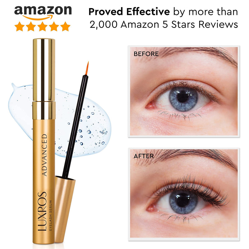 [Australia] - Eyelash & Eyebrow Serum - Eyelash Growth Serum to Grow Lashes - Eyelash Enhancer - Eyebrow Serum Rapid Growth - Thicker, Stronger, Healthier Lashes & Brows 5ml EyeLash Serum 