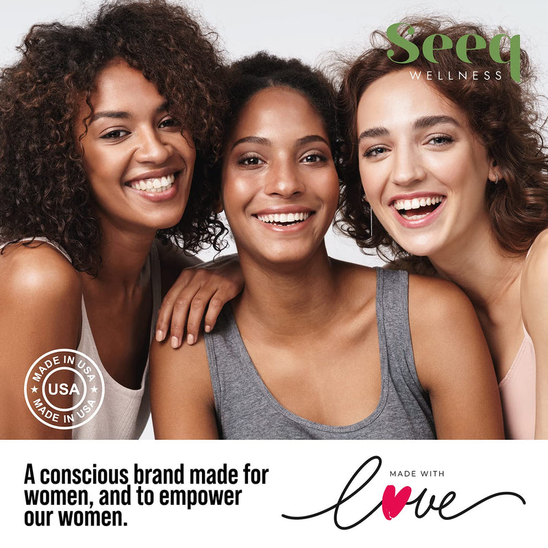 [Australia] - SeeQ Wellness Boric Acid Vaginal Suppositories - Helps Support Odor Control and Balance Vaginal PH, Made in USA - 30 Count 