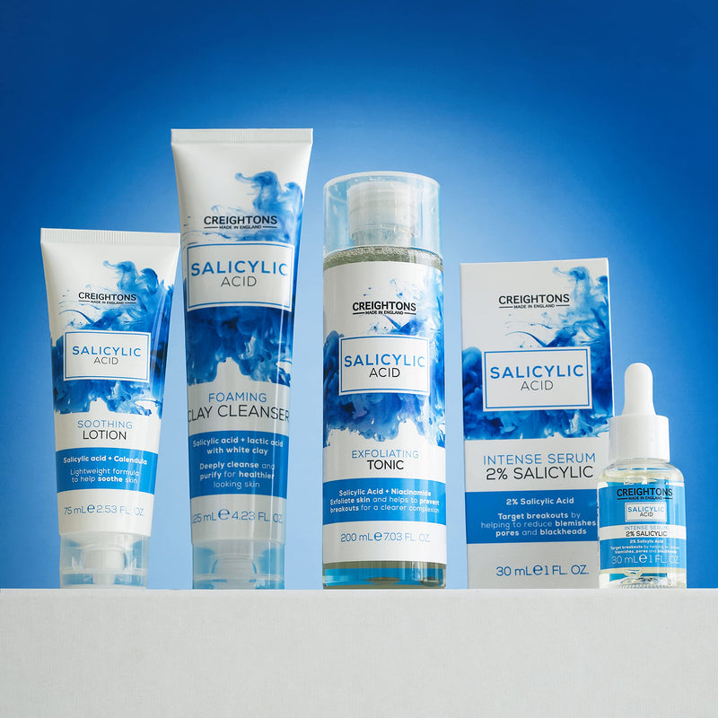 [Australia] - Creightons Salicylic Acid Exfoliating Tonic (200 ml) - Salicylic Acid (1%) & Niacinamide (1%), exfoliates skin and helps to prevent breakouts for a clearer complexion. Dermatologically tested 
