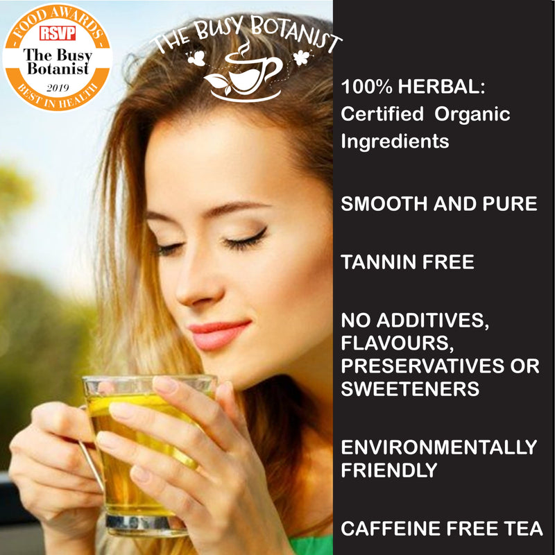 [Australia] - Tum Ease Herbal Tea Bags - Digestion Tea for Bloating Relief and Stomach Ease - Peppermint Tea with Ginger & Chamomile - Caffeine Free, Decaffeinated - 2 x 15 Loose Leaf Tea Bags by The Busy Botanist 