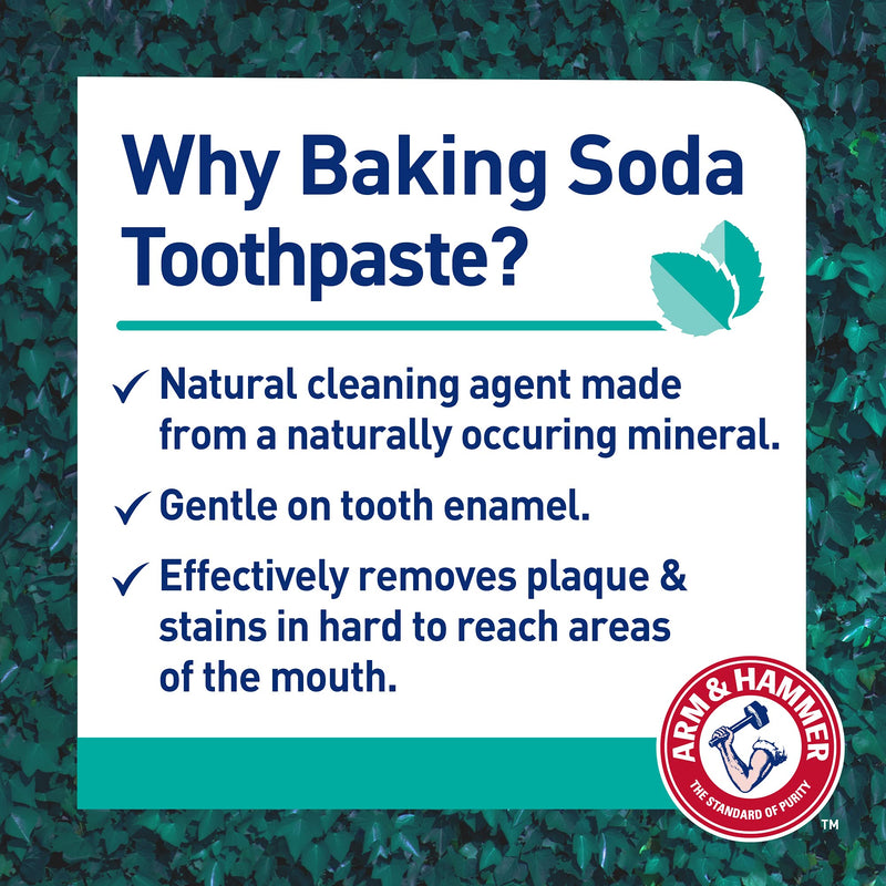 [Australia] - Arm & Hammer 100% Natural Baking Soda Whitening Protection Toothpaste, 75ml 