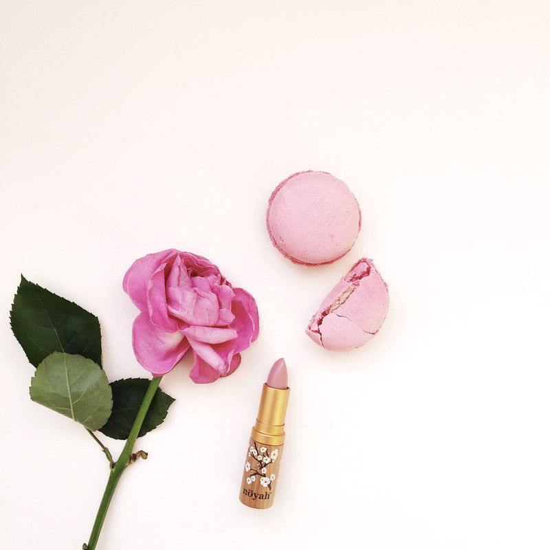 [Australia] - Noyah Natural Lipstick, Desert Rose, 0.16 oz + Natural Cosmetics E-book 0.16 Ounce 