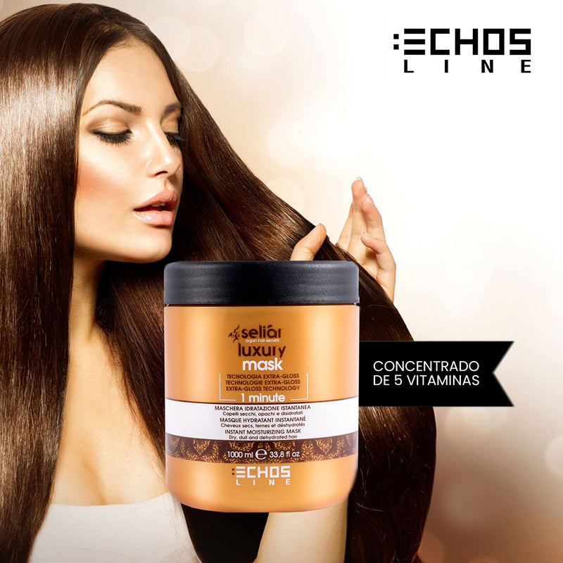 [Australia] - ECHOSLINE Seli√†r Luxury Instant Moisturizing Mask for Dry and Dehydrated Hair - 1000 ml 