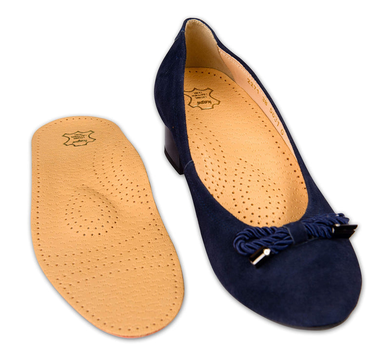 [Australia] - Orthotic Orthopedic Shoe Insoles Inserts with Arch Support Made of Leather and Memory Foam, Kaps Relax Shock Absorber Pecari 36 EUR / 3 UK / Women 