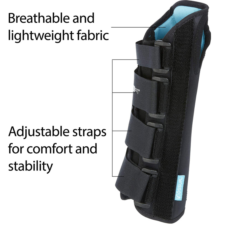 [Australia] - Ossur Formfit Wrist & Forearm Brace for Tendonitis, Carpel Tunnel, Post Cast Healing and Soft Tissue Injuries | Wrist Immobilization, Breathable Material, Custom Fit | 10" Version (Right, X-Large) Right, X-Large 10" 