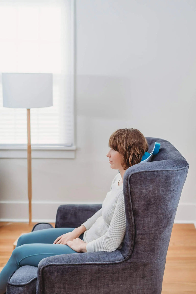 [Australia] - Kanjo Neck Pain Relief Support Cradle | Neck Cushion & Cervical Traction Device for Neck Pain | Neck Alignment Cradle & Neck Rest for Relaxation and Pain Relief | FSA & HSA Eligible 