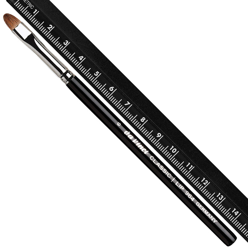 [Australia] - da Vinci Cosmetics Series 964 Classic Lip Brush, Oval Russian Red Sable, Size 6, 11.6 Gram Classic Sable Lipstick/Lipgloss Large 