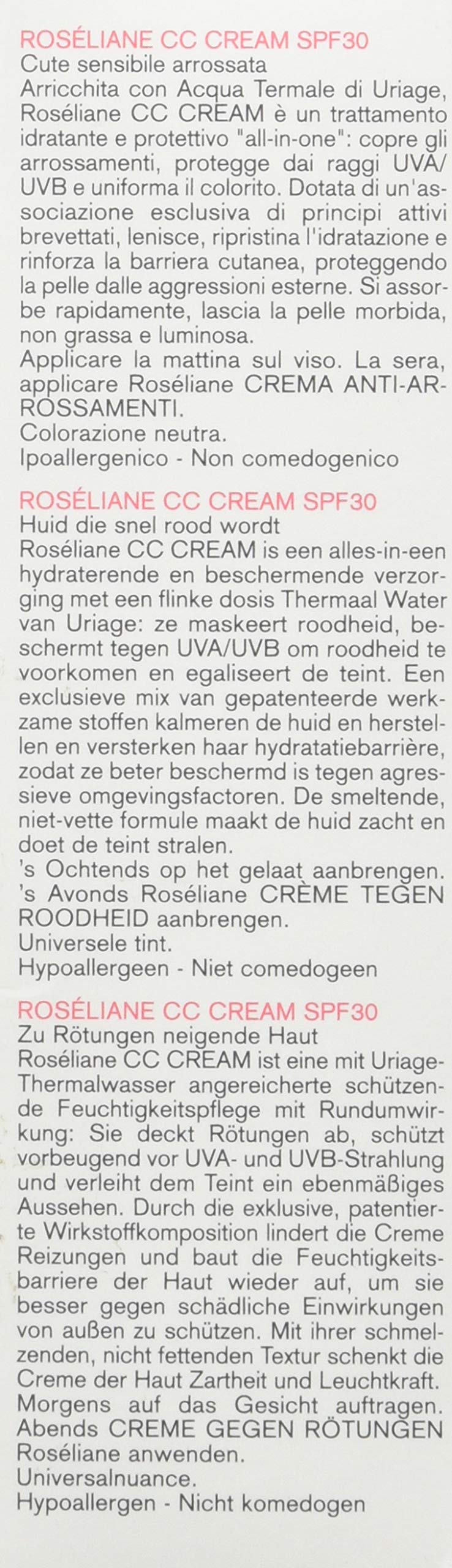[Australia] - Uriage Roseliane SPF 30 Universal Tone CC Cream, 40 ml 