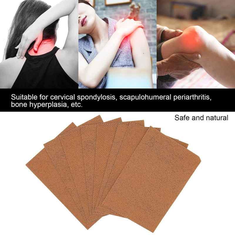 [Australia] - 10 Pack 80 Pcs Pain Relief Patch Chinese Medicinal Paprika Plasters for Joints Porous Chilli Patch Hot Capsicum Pain Relieving Patches for Neck (80 Pcs) 