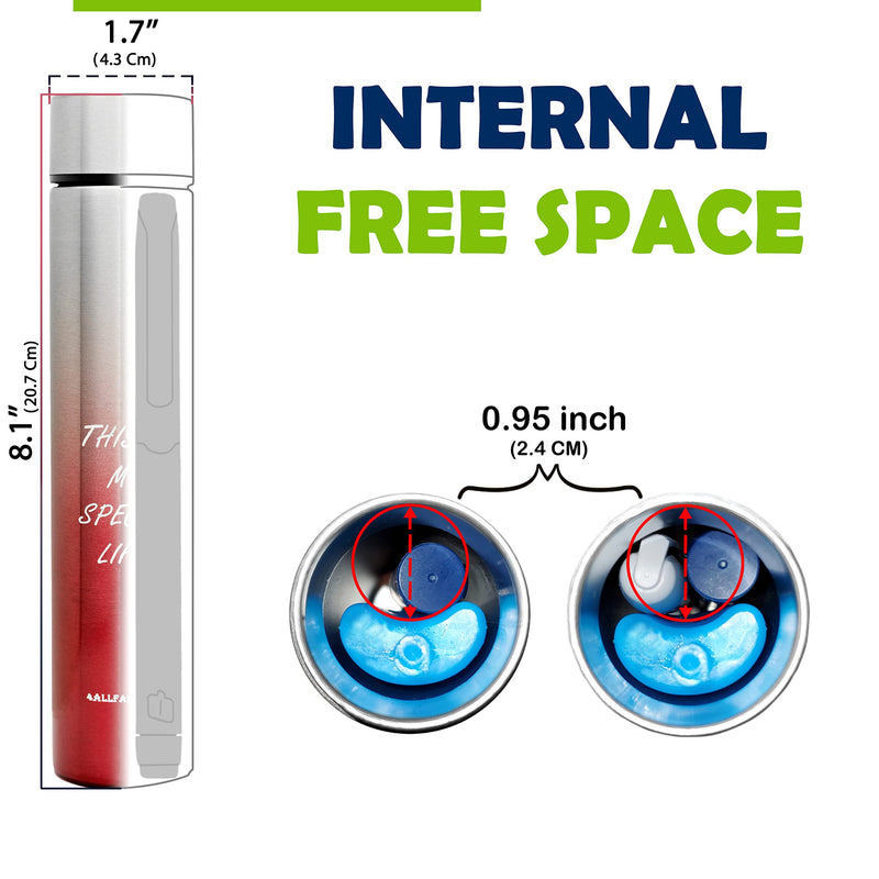 [Australia] - 4allfamily 1 Pen Opened Insulin Travel Case Cooler Pocket Size Medical Bag Daily Use Medicine Travel Cooler TSA Approved Case for Insulin Pen Diabetic Supplies Insulated Travel Medicine kit Red 