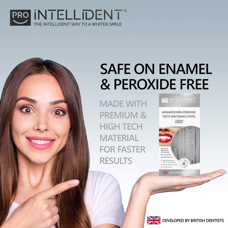 [Australia] - Pro Intellident Teeth Whitening Strips | Home Teeth Whitening Strips Developed by British Dentists for Instant Results 