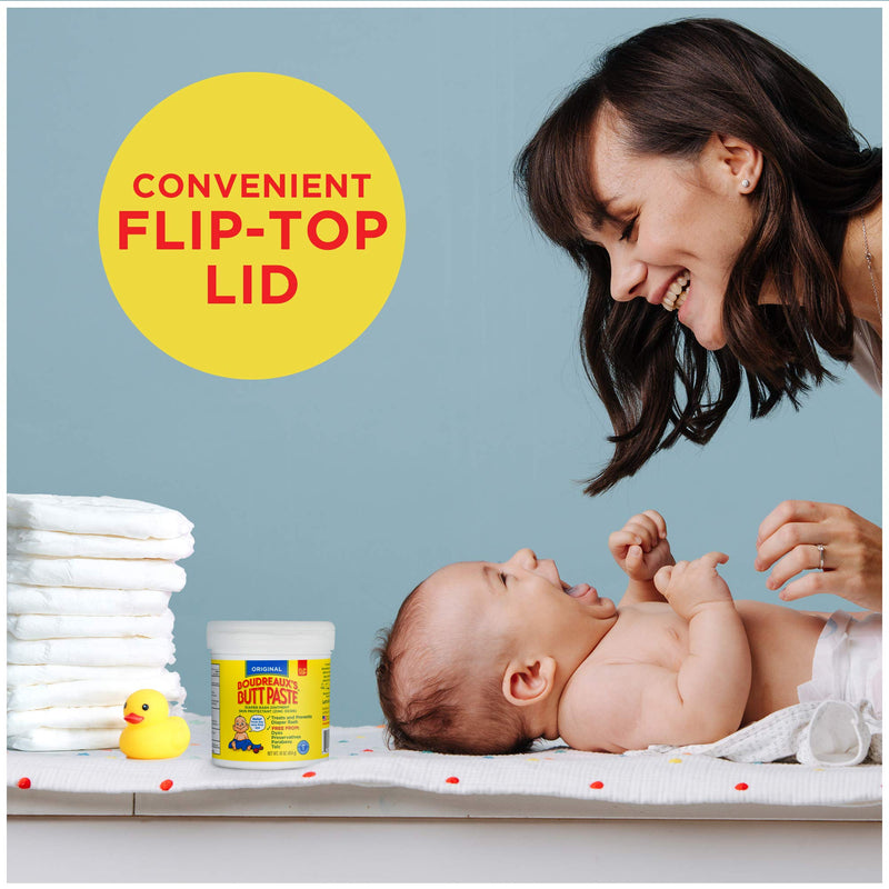 [Australia] - Boudreaux's Butt Paste Diaper Rash Ointment, Original, 16 Oz 1 Pound (Pack of 1) Without Applicator 