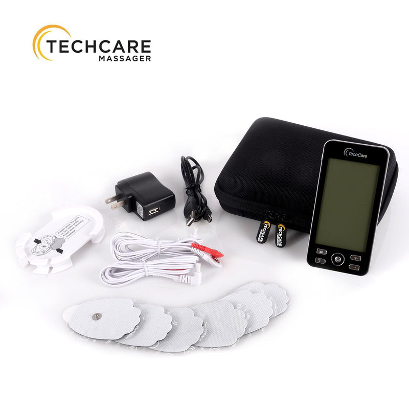 [Australia] - Hard Travel Case for TechCare Plus 24 Touch X Tens Unit Touch Massager Protective Shockproof Dustproof Water Resistant Light Weight Carrying Case 