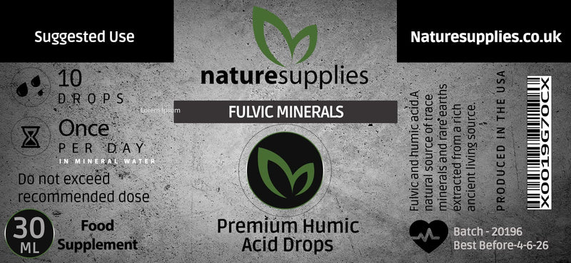 [Australia] - Fulvic Acid Minerals 30ml Bottle - 40 Million Years Old - 33 Organic Amino Acids - Premium Detox Antioxidant Liquid, GMO, Chemicals Free - Naturesupplies 30 ml (Pack of 1) 
