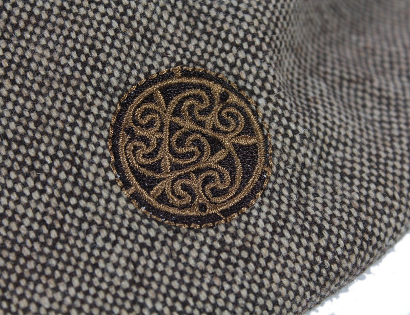 [Australia] - Patrick Francis Men's Ireland Tweed Flat Cap Large Brown 