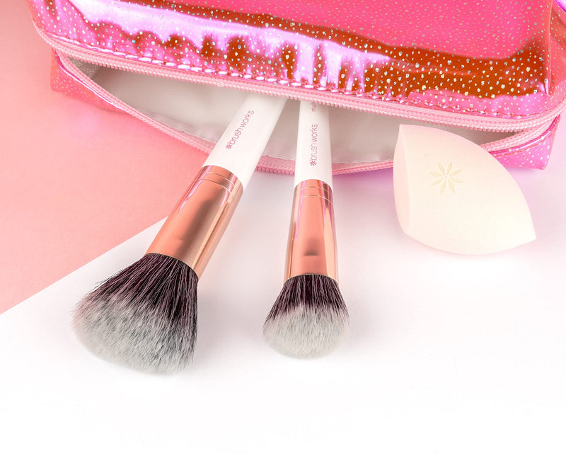 [Australia] - Brushworks Travel Makeup Brush & Sponge Set 