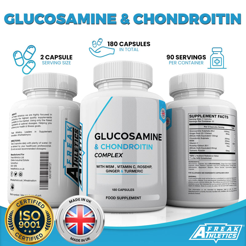 [Australia] - Glucosamine and Chondroitin High Strength Complex - with MSM, Rosehip, Ginger & Turmeric 