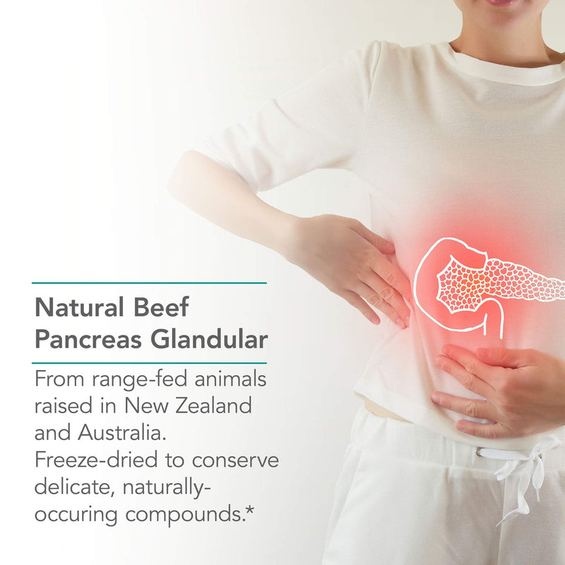 [Australia] - NutriCology Pancreas Pork - Natural Glandular, Digestive Support, Enzymes - 60 Vegicaps 