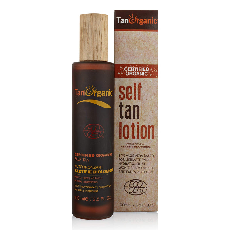 [Australia] - TanOrganic Self Tanning Lotion Fake Tan Certified Organic Natural Vegan 100ml 