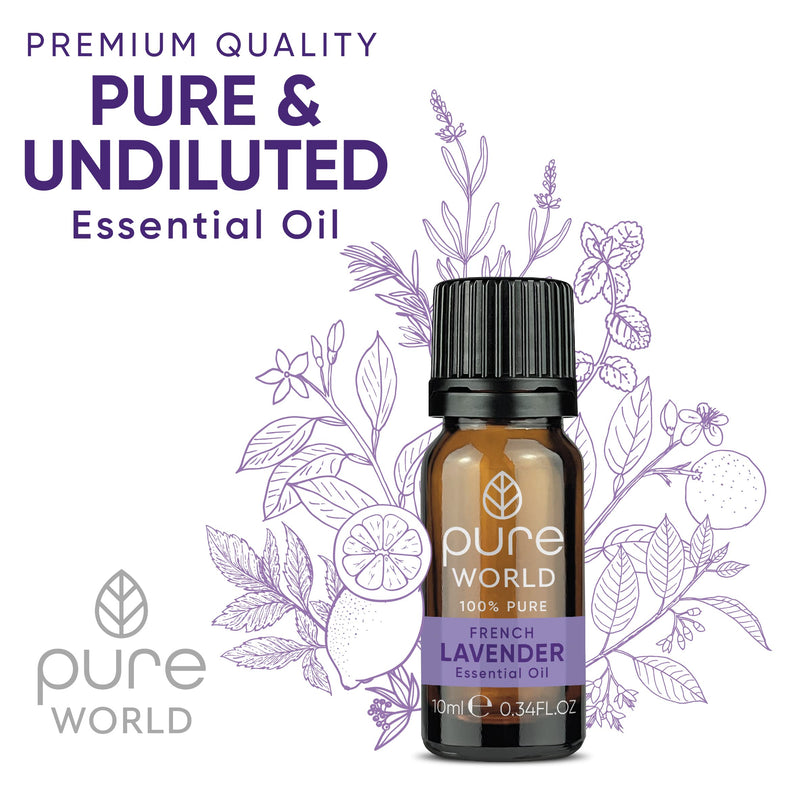 [Australia] - 100% Pure Natural French Lavender Essential Oil 10ML for Bath, Massage, Vaporising Therapeutic Grade Pure & Undiluted 