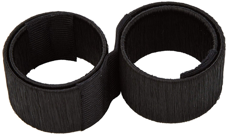 [Australia] - Glamza Women's Magic Hair Bun Snap Styling Donut Former French Twist Band Maker (Black) Black 
