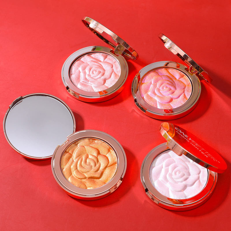 [Australia] - ONLYBETTER Face Highlighter Makeup, Cream Highlighter, Long Lasting - Champagne Pink Highlighter 