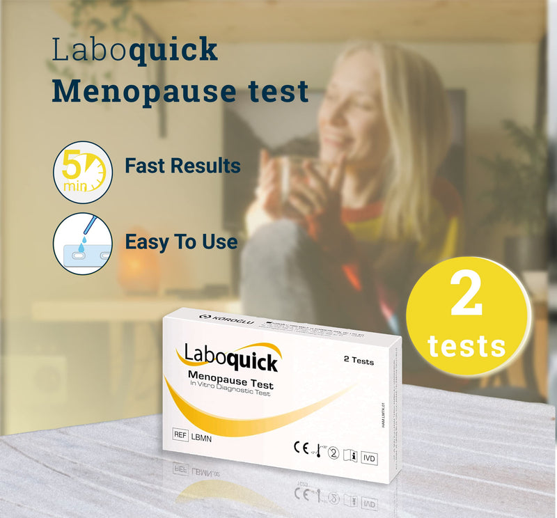 [Australia] - Laboquick Menopause (fsh) Test - Pack of 2 Tests, Results in 5mins, 99% Accurate. 