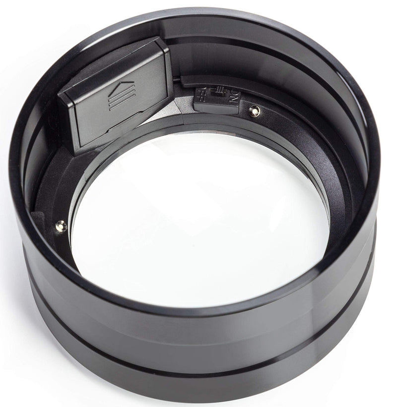 [Australia] - Magnifying Dome Lighted Desktop Magnifier with Bright LED for Reading Books, fine Print, Studying maps, Projects, Coins, Acts as Desk Paperweight, Great for Seniors Black 