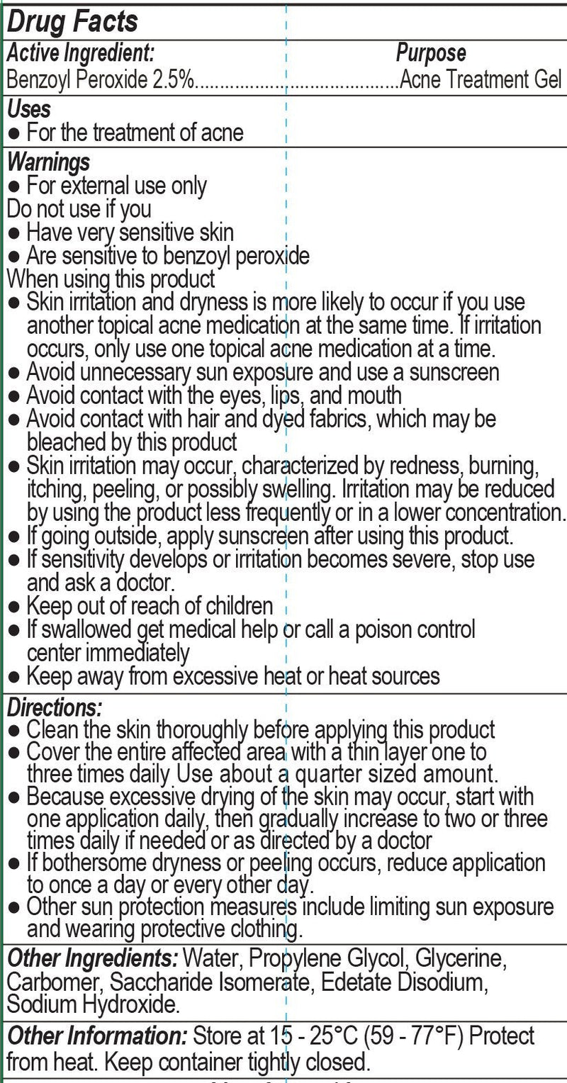 [Australia] - Dr Song 2.5% Benzoyl Peroxide Acne Gel Treatment Lotion (8 oz) 