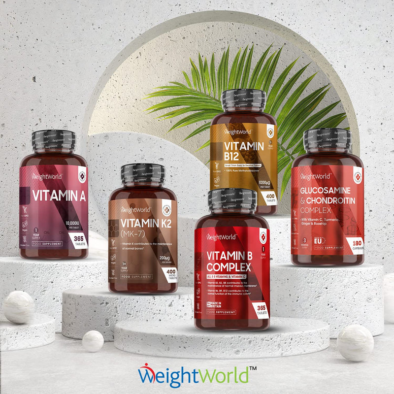 [Australia] - Vitamin K2 MK7 200mcg - 400 Vegan K2 Vitamin Tablets (Not Vitamin K2 Capsules) 400 Days Supply - High Strength VIT K Supplement as Menaquinone - Gluten-Free VIT K2 Bone Supplement 