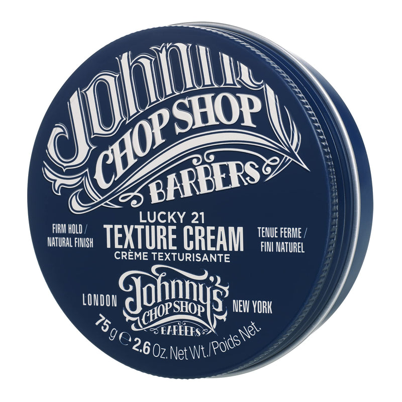 [Australia] - Johnny's Chop Shop - Lucky 21 Texturising Cream, Firm Hold Hair Styler (75g) Citrus 