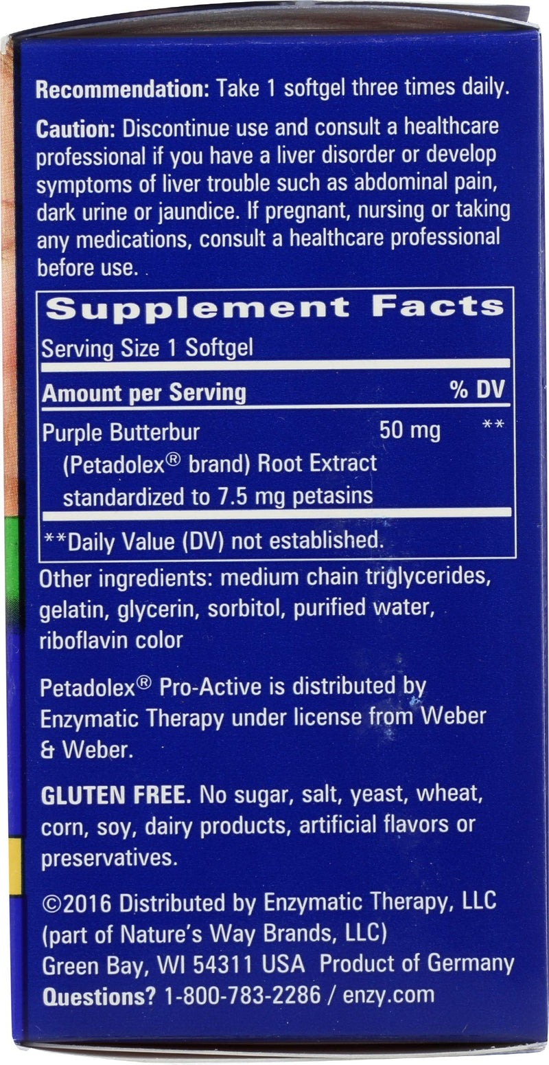 [Australia] - Natures Way, Petadolex Proactive, 60 Softgels 