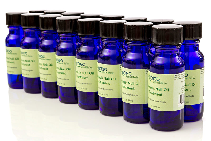 [Australia] - Psoriasis Nail Oil Care from Indigo Natural Herbs. Toenails, Fingernails, Skin Care. Relief of Chapping, Cracking, Roughness, Redness, Dryness, Fungus. Repairs and Strengthens Nails. 15 ml 
