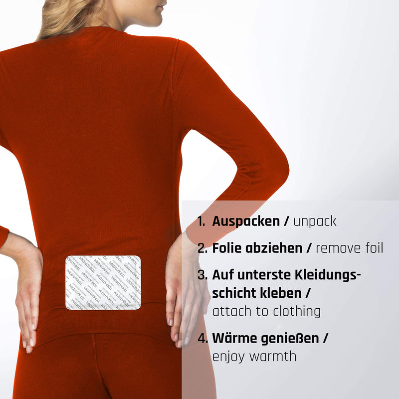 [Australia] - Heat Patch Back, Neck and Shoulders – 12h Soothing deep Heat, Back Warmer – Body Warmer self-Adhesive and air Activated – 10 Pieces 