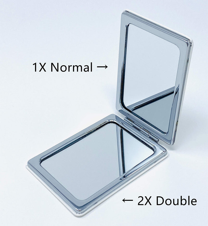 [Australia] - Girls & Women Fashion Elegant New York Souvenir Rectangle Travel Mirror Hand Mirror Cosmetic Makeup Compact Mirror (JMR-270804B) Jmr-270804b 