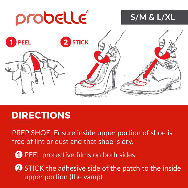 [Australia] - Probelle Stop Shoe Odor, Shoe Deodorant Patch. Refreshes Shoe with Essential Oils, Stays in sneakers, shoes for 90 days, Set it & forget it. (Universal) 