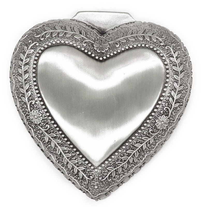 [Australia] - AVESON Classic Vintage Heart Shape Metal Jewelry Box Ring Trinket Storage Organizer Chest 