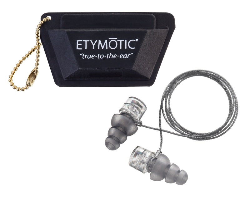 [Australia] - Etymotic Research ER20XS High-Fidelity Earplugs (Concerts, Musicians, Airplanes, Motorcycles, Sensitivity and Universal Hearing Protection) - Standard Fit, Clear Stem, Clear/Frost 