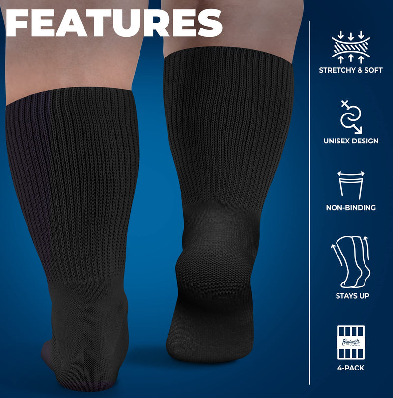 [Australia] - Pembrook Extra Wide Socks and Diabetic Ankle Socks Bundle 