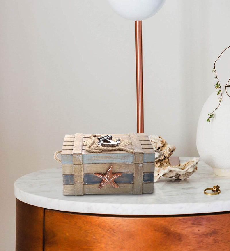 [Australia] - CoTa Global Neptune Jewelry Box - 6 x 4 x 3 inch - Nautical Decor - Item #9004 