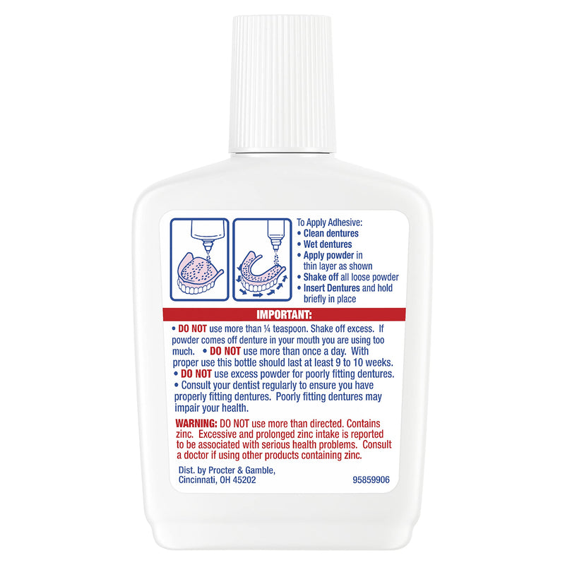 [Australia] - Fixodent Extra Hold Denture Adhesive Powder, 2.7 Ounce (Pack of 4) 