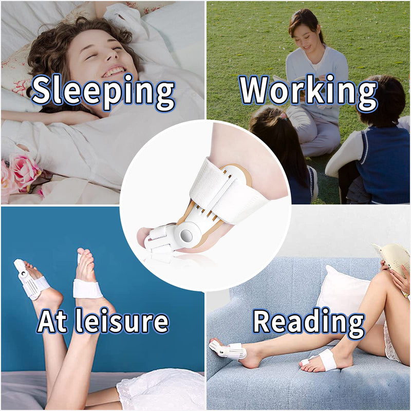 [Australia] - JANMISI Bunion Corrector, Orthopedic Bunion Splint for Men and Women, Big Toe Hallux Valgus Hammer Toe Straightener (Night use) Night use 