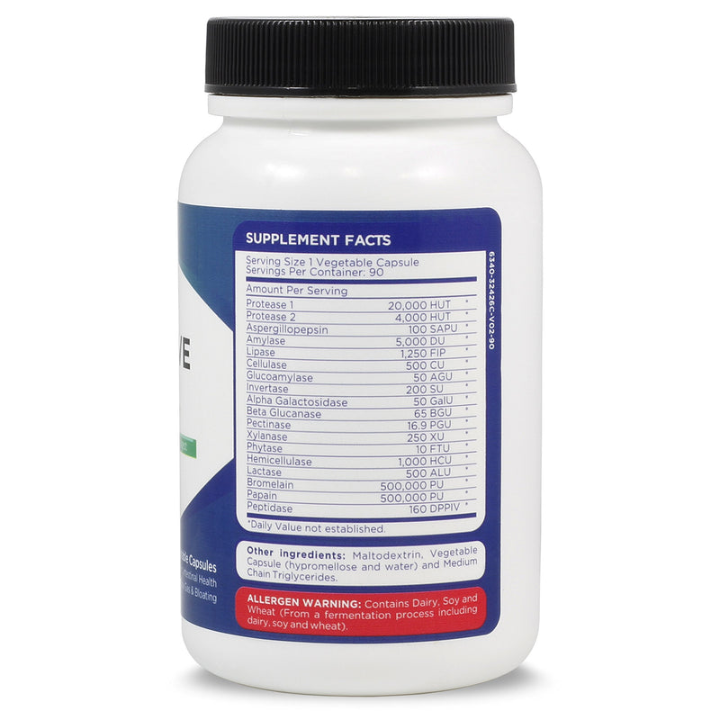 [Australia] - Digestive Enzymes - Amylase, Bromelain, Protease, Lipase & 14 Other Enzymes - 90 Capsules 